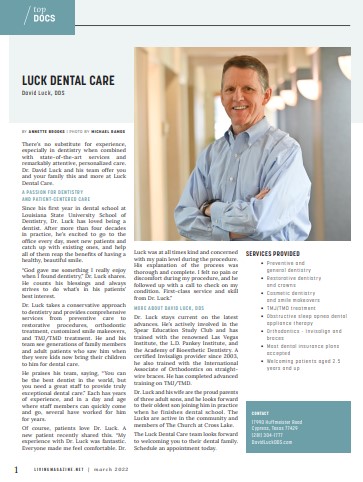 Top Cypress Docs Article on Luck Dental Care